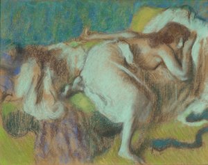 Le Repos, noin 1893 (pastelli laivalla) tekijältä Edgar Degas
