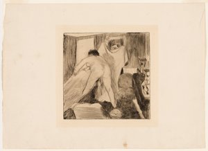 Kylpylästä poistuminen tekijältä Edgar Degas