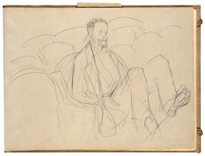 Ludovic Lepic teatterissa tekijältä Edgar Degas