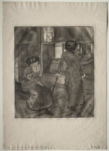 Mary Cassatt Louvressa: Etruskien galleria tekijältä Edgar Degas