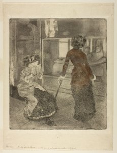 Mary Cassatt Louvressa: Louvre: Etruskien galleria tekijältä Edgar Degas