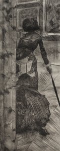 Mary Cassatt Louvressa: Maalaustalleria tekijältä Edgar Degas
