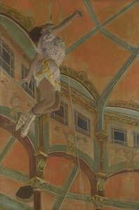 Miss La La Fernando Circusissa. 1879 tekijältä Edgar Degas