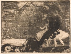Näyttämöllä tekijältä Edgar Degas