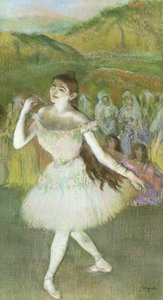 Pink Dancer (pastelli) tekijältä Edgar Degas