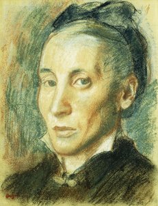 Naisen muotokuva, 1881-85 tekijältä Edgar Degas