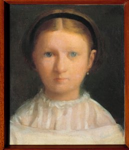 Muotokuva Giovanna Belllistä (s. 1848) nimeltä Nini, myöhemmän taiteilijan Marquise Ferdinando Lignolan serkku Edgar Degasin (1834-1917) maalaus tekijältä Edgar Degas