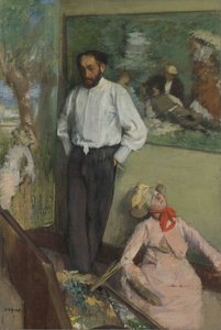Henri Michel-Lévyn muotokuva 1844-1914, noin 1878. tekijältä Edgar Degas