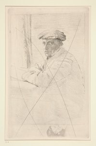Muotokuva kaivertaja Joseph Tournysta tekijältä Edgar Degas