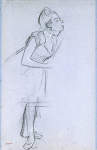 Tanssijan profiili, tekijältä Edgar Degas