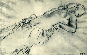 Makaava nainen, 1800-luvun loppu, 1943. tekijältä Edgar Degas