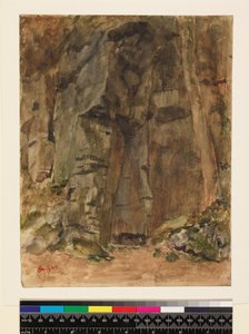 Rocks Bagnoles-De-L"Ornessa, ennen vuotta 1917 tekijältä Edgar Degas