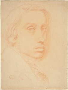 Omakuva, c. 1855. tekijältä Edgar Degas