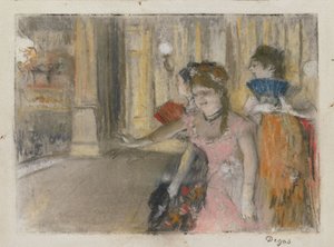Laulajat lavalla tekijältä Edgar Degas