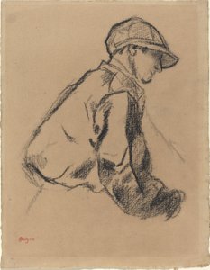 Study of a Jockey, n. 1884 tekijältä Edgar Degas