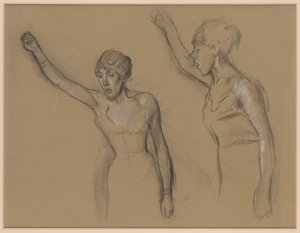 Laulajan tutkimus tekijältä Edgar Degas