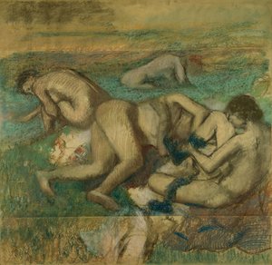 Kylpijät tekijältä Edgar Degas