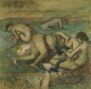 The Bathers, 1885-95 tekijältä Edgar Degas