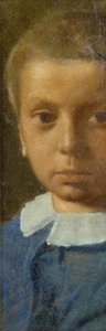 Lapsi sinisessä; Lapsi sinisessä, n. 1853-54 tekijältä Edgar Degas