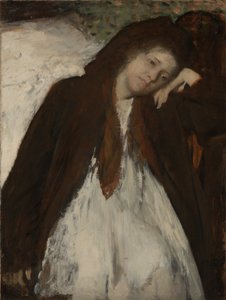 Toipilas, noin 1872-tammikuu 1887 (Öljy kankaalle) tekijältä Edgar Degas