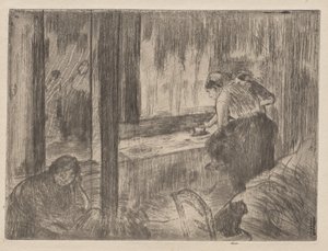 Pesumiehet tekijältä Edgar Degas