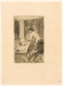 Pikku pukuhuone tekijältä Edgar Degas