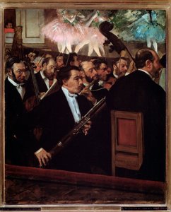 Pariisin oopperan orkesteri tekijältä Edgar Degas