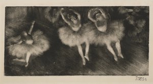 Kolme balettitanssijaa, n. 1878 tekijältä Edgar Degas