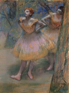 Kaksi tanssijaa tekijältä Edgar Degas