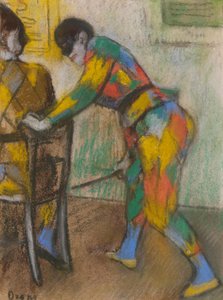Kaksi harlekiinia tekijältä Edgar Degas