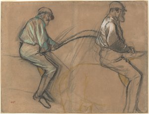 Two Studies of a Jockey, n. 1884. tekijältä Edgar Degas