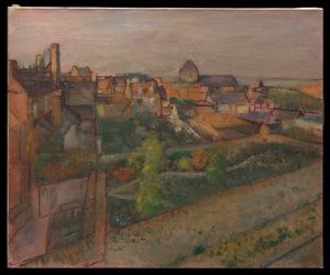 Näkymä Saint-Valéry-sur-Sommesta tekijältä Edgar Degas