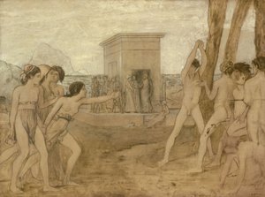 Nuoret spartalaiset tytöt haastavat pojat tekijältä Edgar Degas