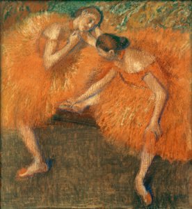 Zwei Tänzerinnen tekijältä Edgar Degas