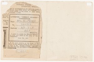 Esitys sanomalehden kilpailutoimittajalle, 1917 tekijältä Edgar Fryer