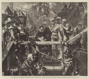 Montrosen teloitus Edinburghissa 1650 tekijältä Edgar Melville Ward