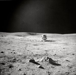 Apollo 14 EVA View, kuun pinta, 1971. tekijältä Edgar Mitchell