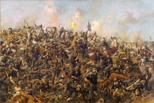 Custers Last Stand, Edgar Samuel Paxson, 1899 tekijältä Edgar Samuel Paxson