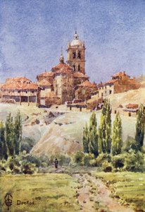Pohjois-Espanja: Duenas (väri litho) tekijältä Edgar T. A. Wigram