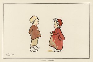 Vai niin! Susannah (väri litho) tekijältä Edith Farmiloe