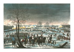 Taistelu lähellä Hohenlindenia, 3. joulukuuta 1800, n. 1850.