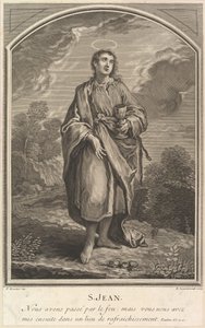 Pyhä Johannes, 1726. tekijältä Edme Jeaurat