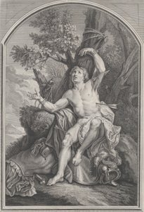 St. Sebastian,.n.d. tekijältä Edme Jeaurat