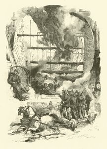 Tuli Lontoon telakoilla (kaiverrus)