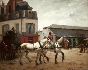 Linja -autopysäkki Place de Passylla