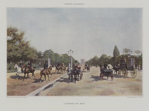 Sisäänkäynti Bois de Boulognelle