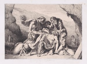 Pietà, 1852, 1852. tekijältä Edmond Hédouin