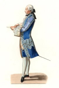 Charles Rosalie de Rohan Chabot (1740-1813), Jarnacin kreivi, Olivierin maalauksen vuodelta 1777 jälkeen - Litografia Edmond Lechevallier-Chevignardin (1825-1902) kuvituksesta teoksesta "Costumes historiques des 16e" tekijältä Edmond Lechevallier Chevignard