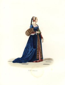 Lady Francis I:n hovissa tekijältä Edmond Lechevallier Chevignard
