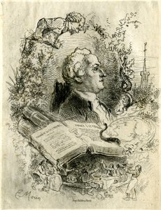 Muotokuva Elie Catherine Freronista (1718 -1776) tekijältä Edmond Morin